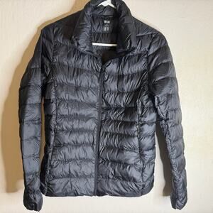 Uniqlo Ultra Light Down Jacket – Black – Size M – Packable Puffer Coat